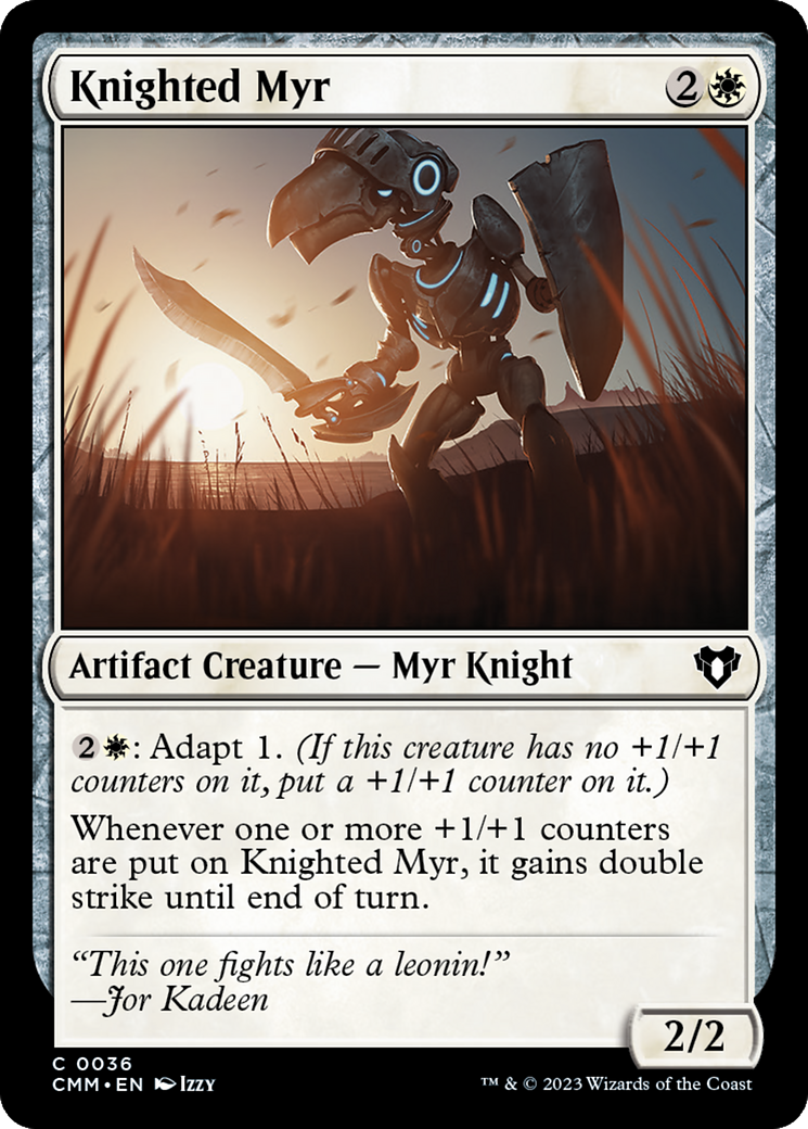 Knighted Myr [CMM - 36]