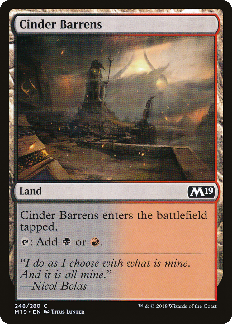 Cinder Barrens [M19 - 248]