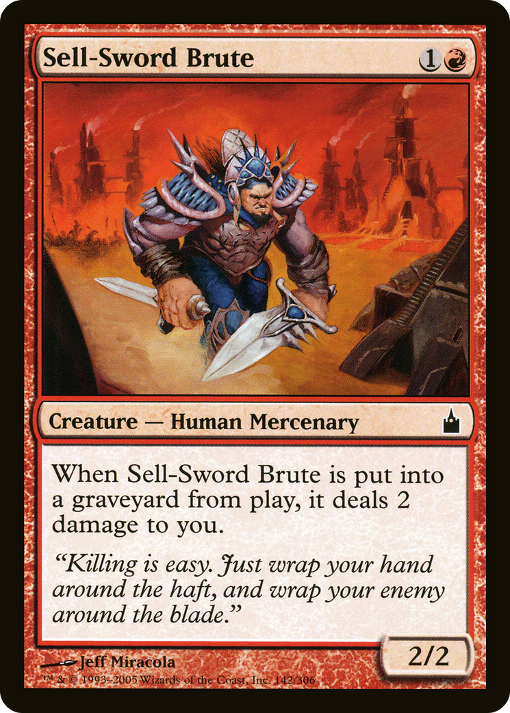 Sell-Sword Brute [RAV - 142]