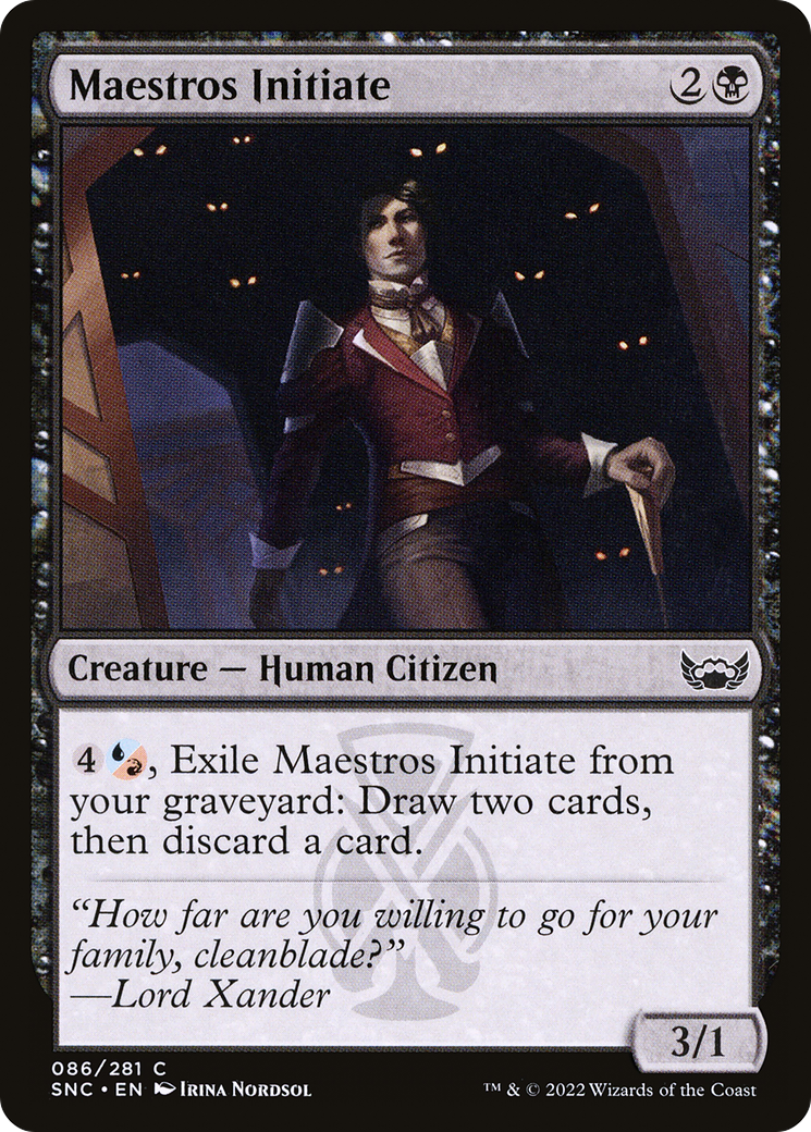 Maestros Initiate [SNC - 86]