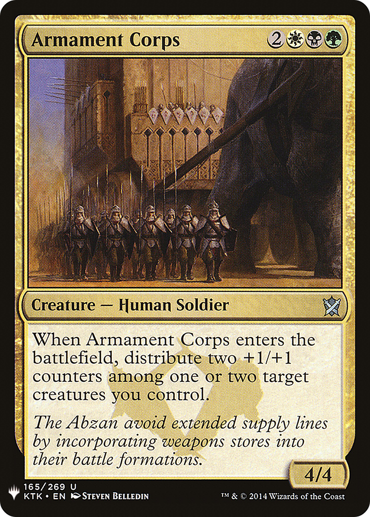 Armament Corps [LIST - 165]