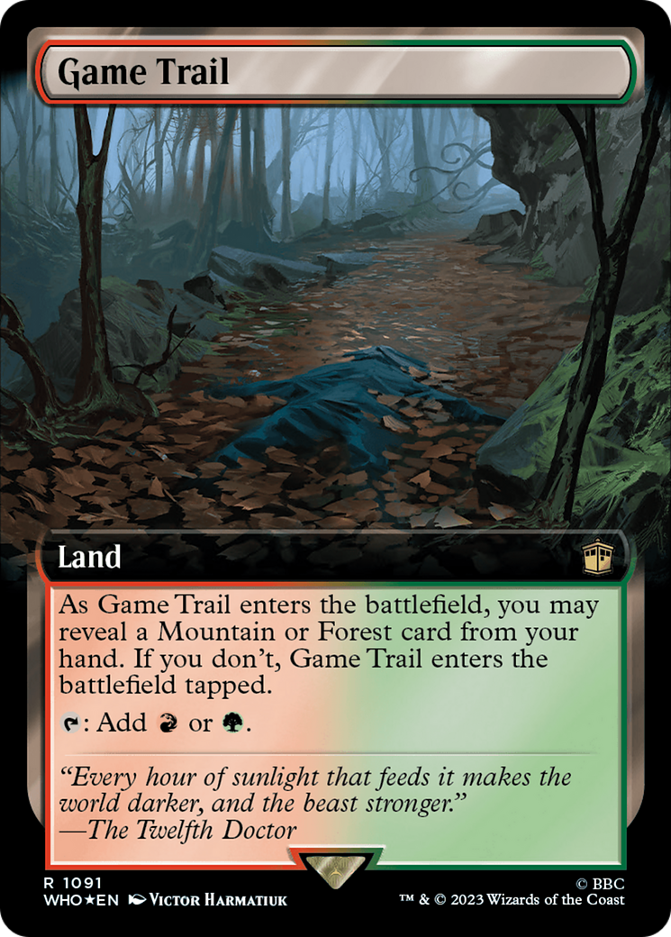 Game Trail (Extended Art) (Surge Foil) [WHO - 1091]