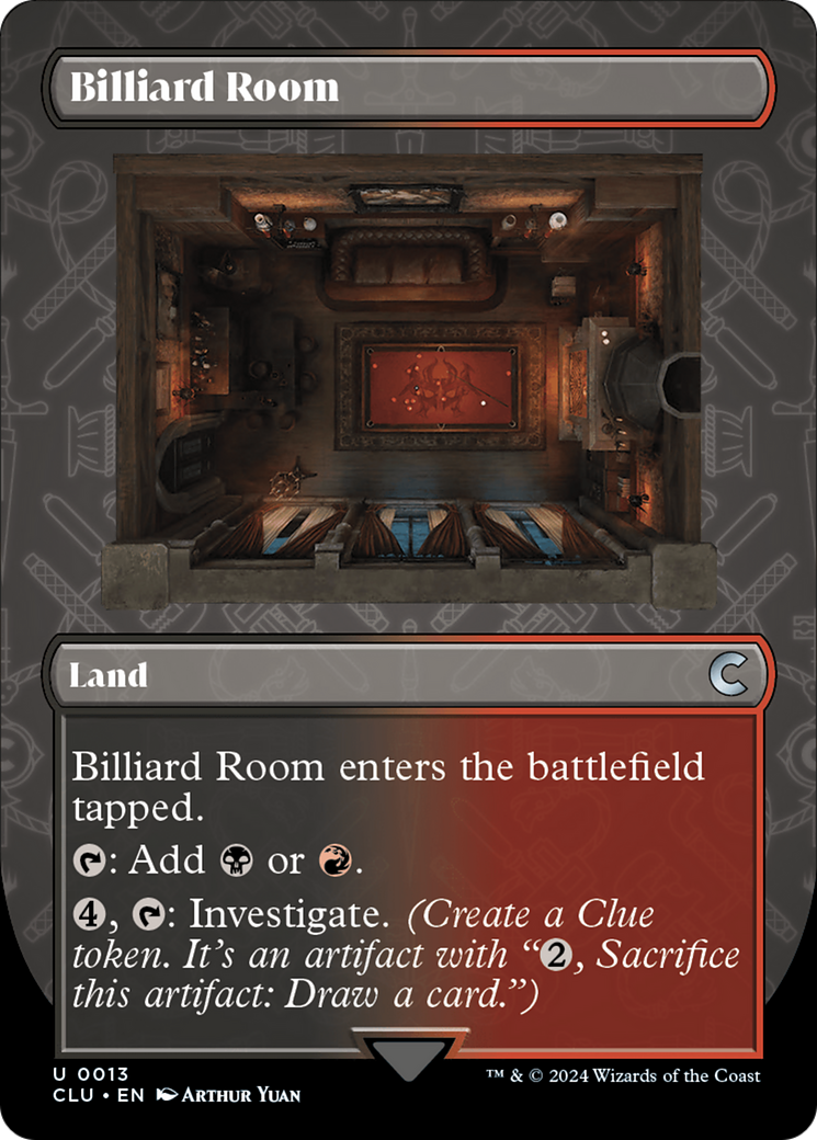 Billiard Room (Borderless) [CLU - 13]