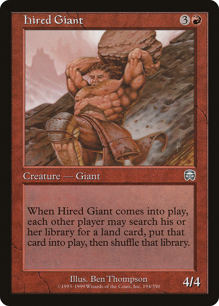 Hired Giant [MMQ - 194]
