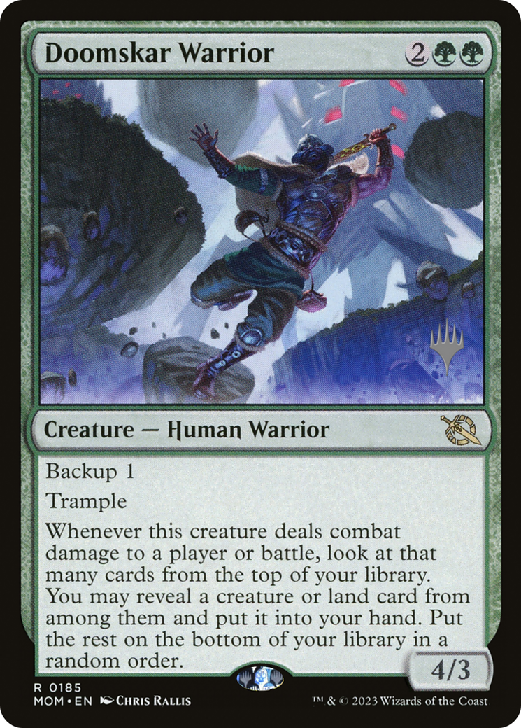 Doomskar Warrior (PPMOM-185P) - March of the Machine Promos