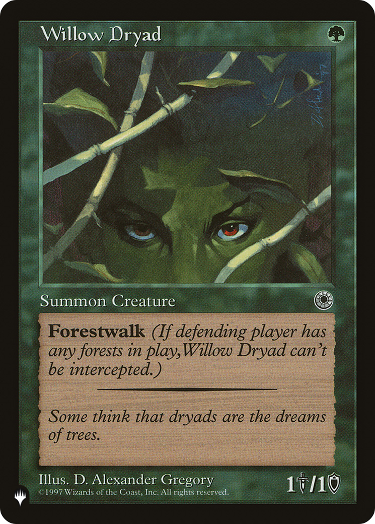 Willow Dryad [LIST - N/A]