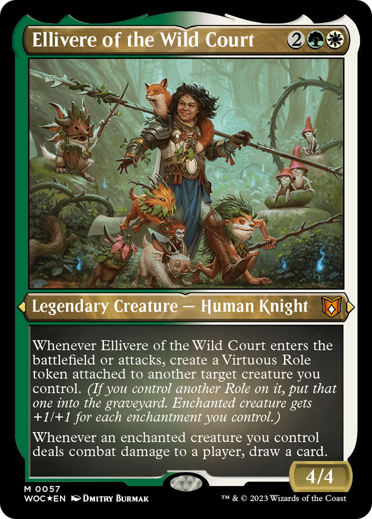 Ellivere of the Wild Court (Display Commander) - Thick Stock [WOC - 57]