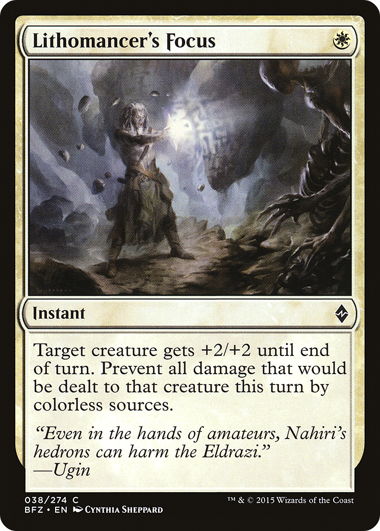 Lithomancer's Focus [BFZ - 38]