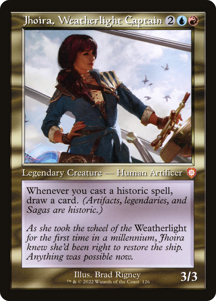 Jhoira, Weatherlight Captain (Retro Frame) [BRC - 126]