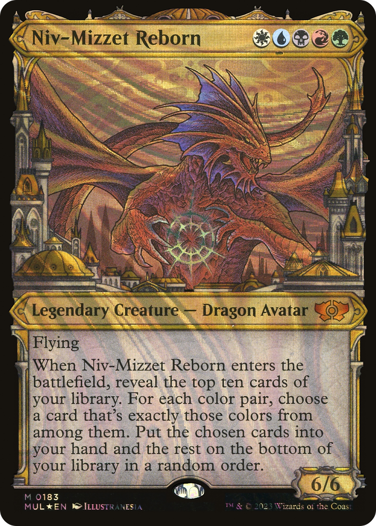Niv-Mizzet Reborn (Halo Foil) [MUL - 183]