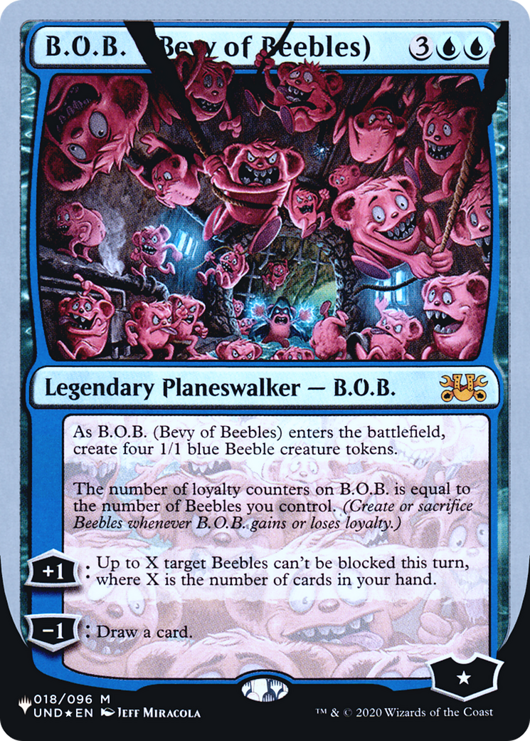 B.O.B. (Bevy of Beebles) (LIST-013) - The List (Unfinity Foil Edition) Foil