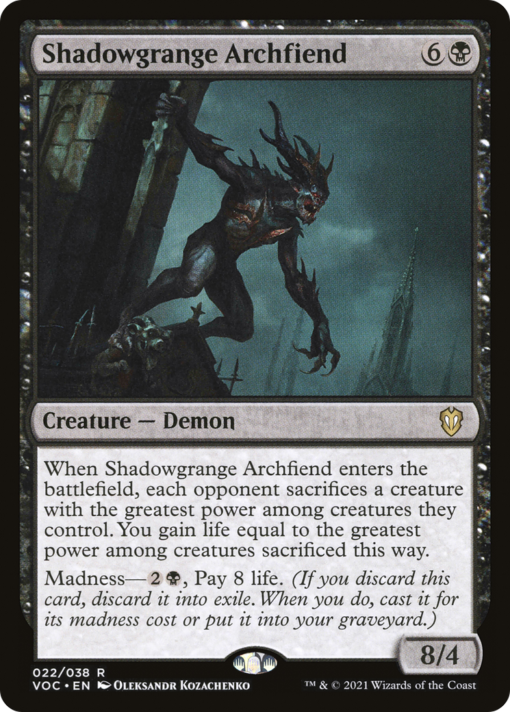 Shadowgrange Archfiend [VOC - 22]