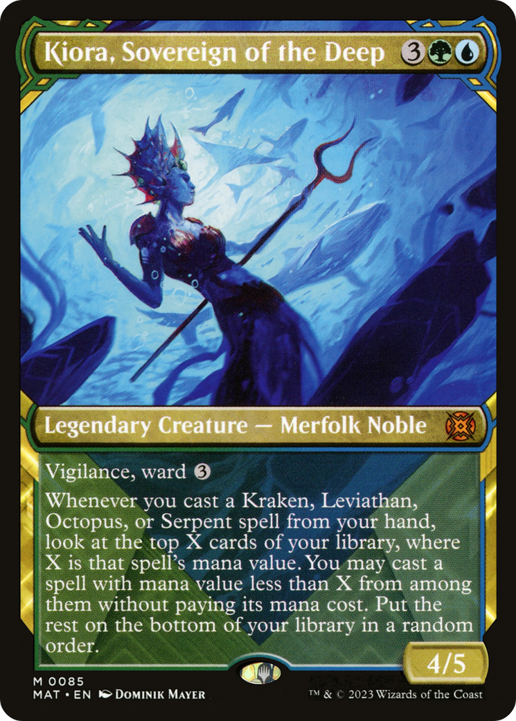 Kiora, Sovereign of the Deep (Showcase) [MAT - 85]