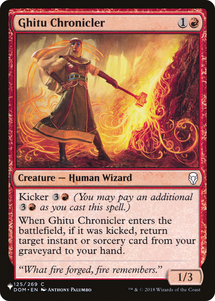 Ghitu Chronicler [LIST - 125/269]