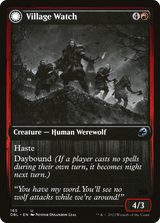Village Watch (DBL-165) - Innistrad: Double Feature: (Double Faced Transform)
