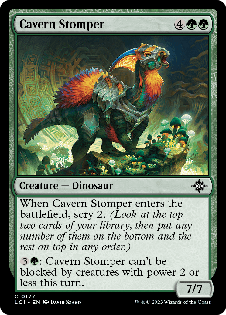 Cavern Stomper (LCI-177) - The Lost Caverns of Ixalan Foil