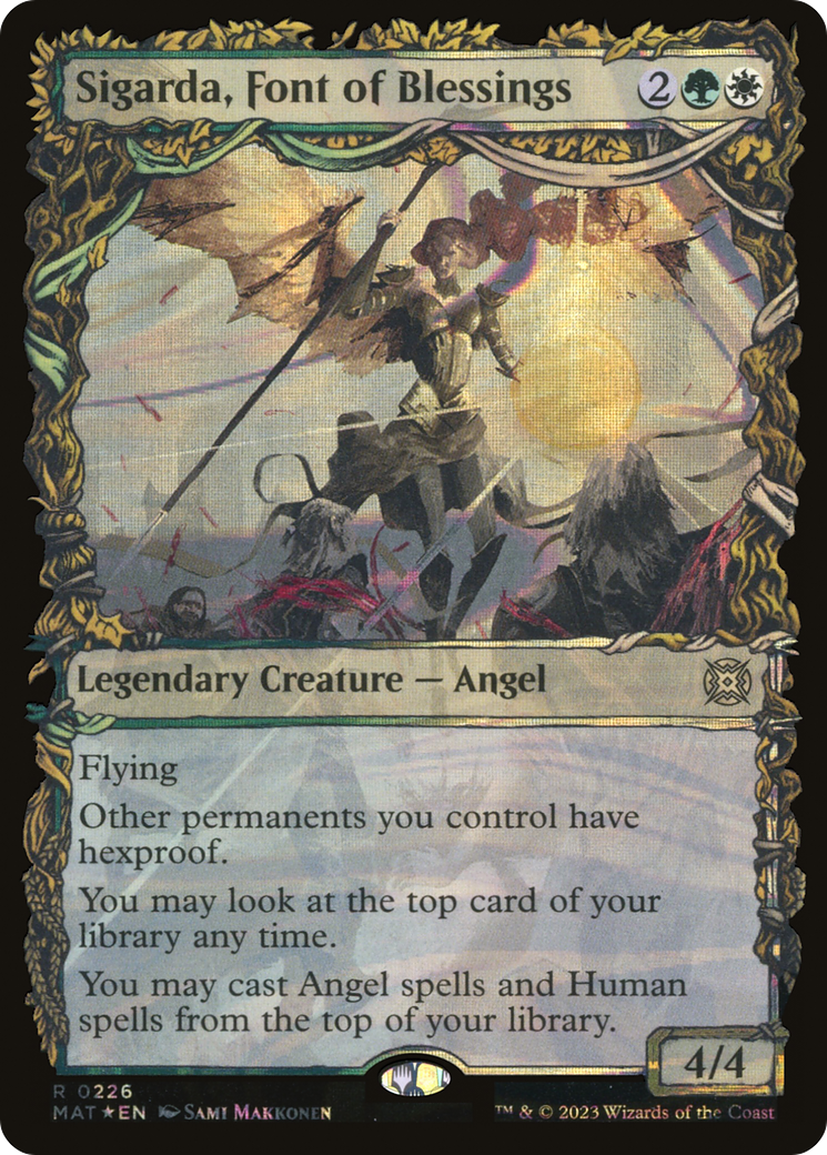 Sigarda, Font of Blessings (Halo Foil) [MAT - 226]