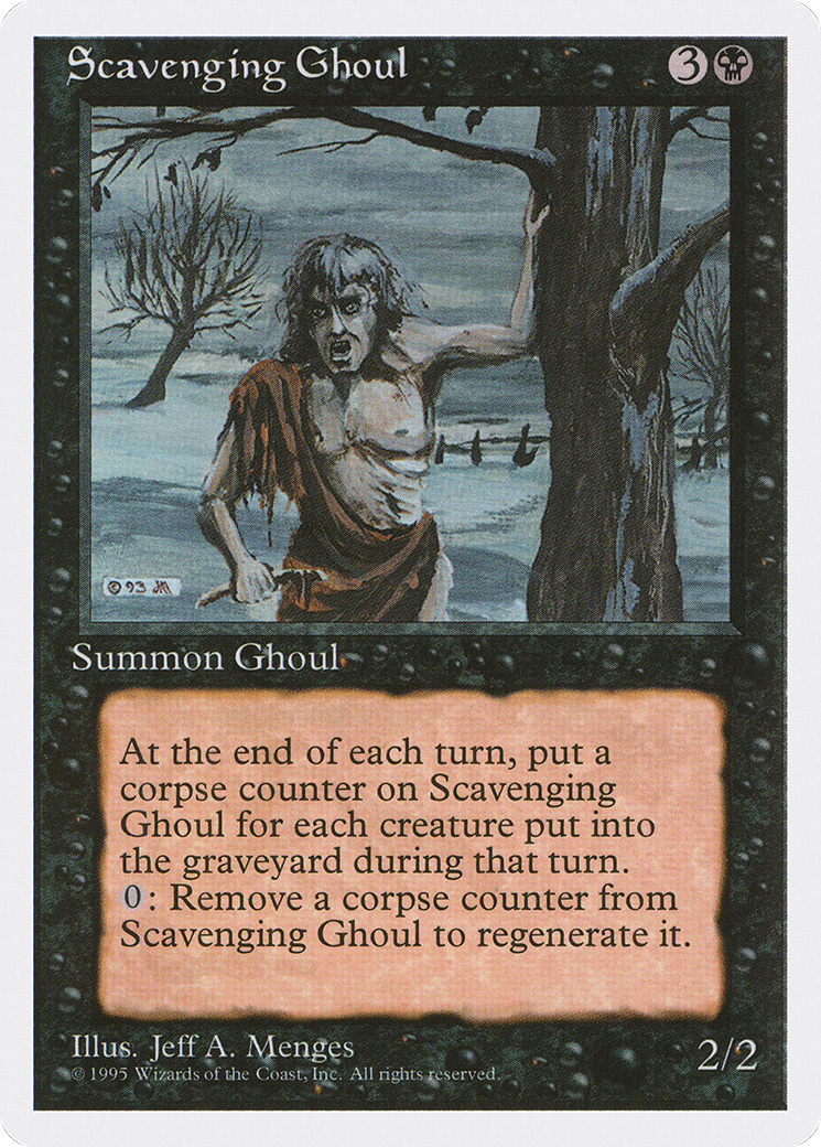 Scavenging Ghoul [4ED - N/A]