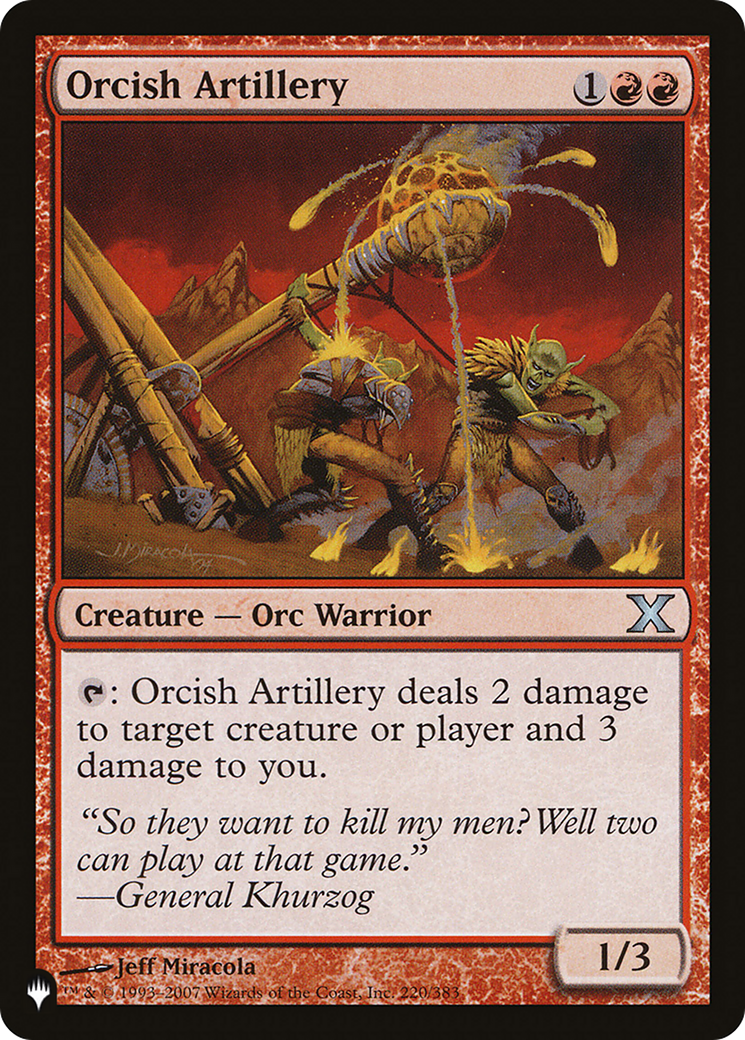 Orcish Artillery [LIST - 220/383]