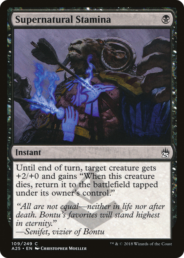 Supernatural Stamina [A25 - 109]