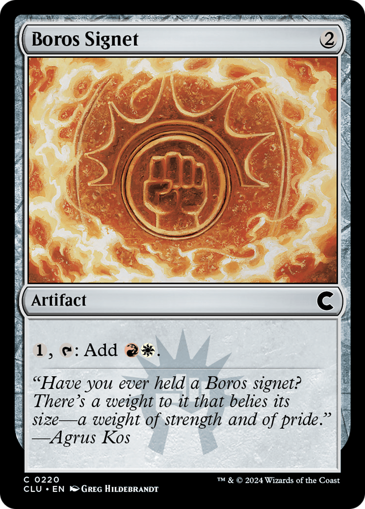 Boros Signet [CLU - 220]