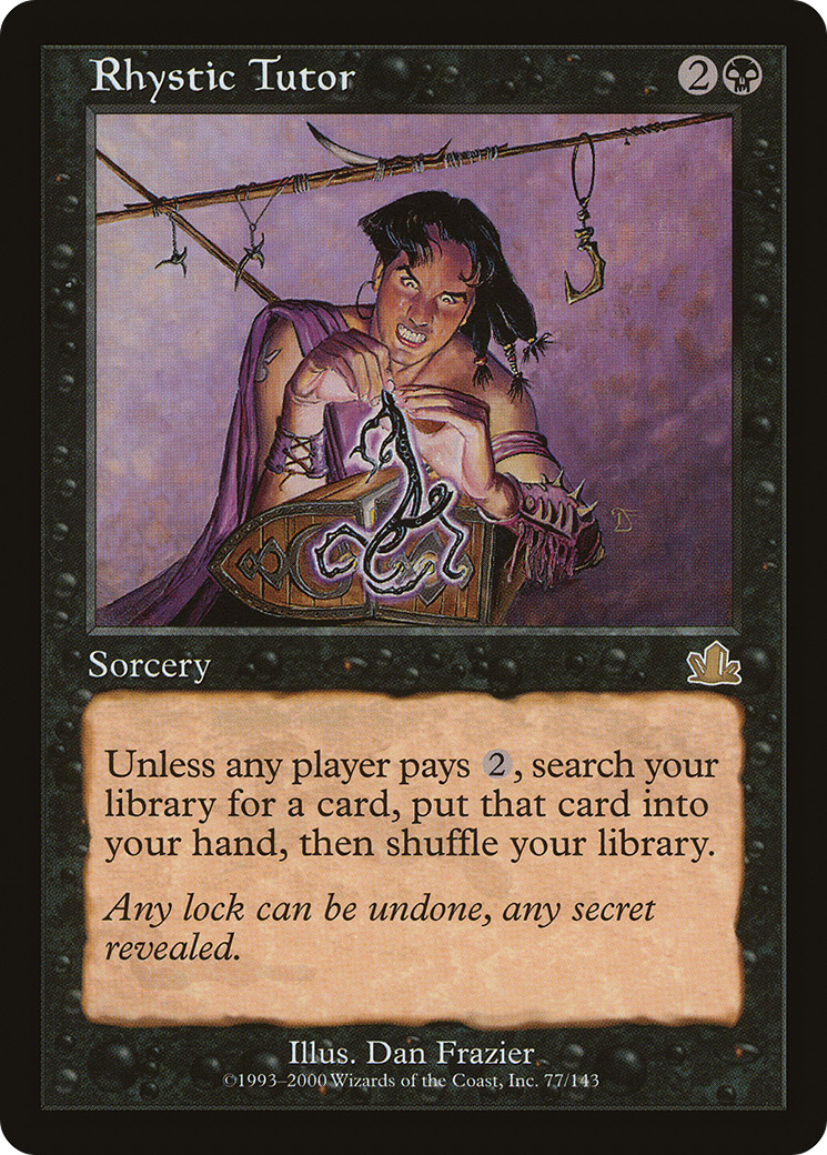 Rhystic Tutor [PCY - 77]