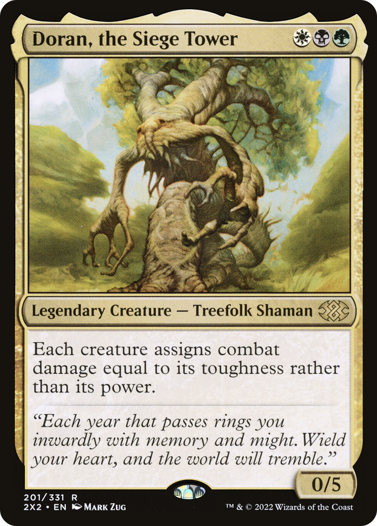 Doran, the Siege Tower (2X2-201) - Double Masters 2022 Foil