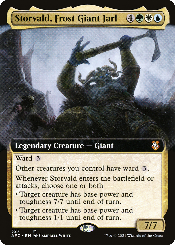 Storvald, Frost Giant Jarl (Extended Art) [AFC - 327]