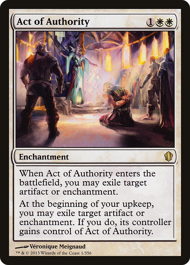 Act of Authority [C13 - 1]