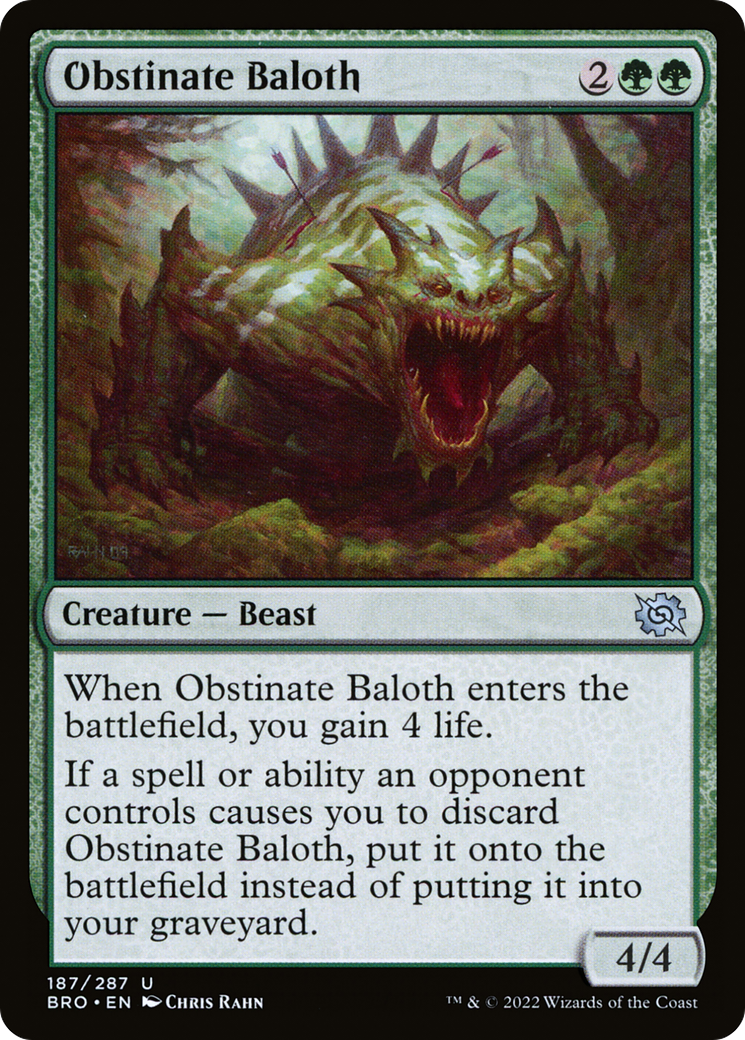 Obstinate Baloth [BRO - 187]