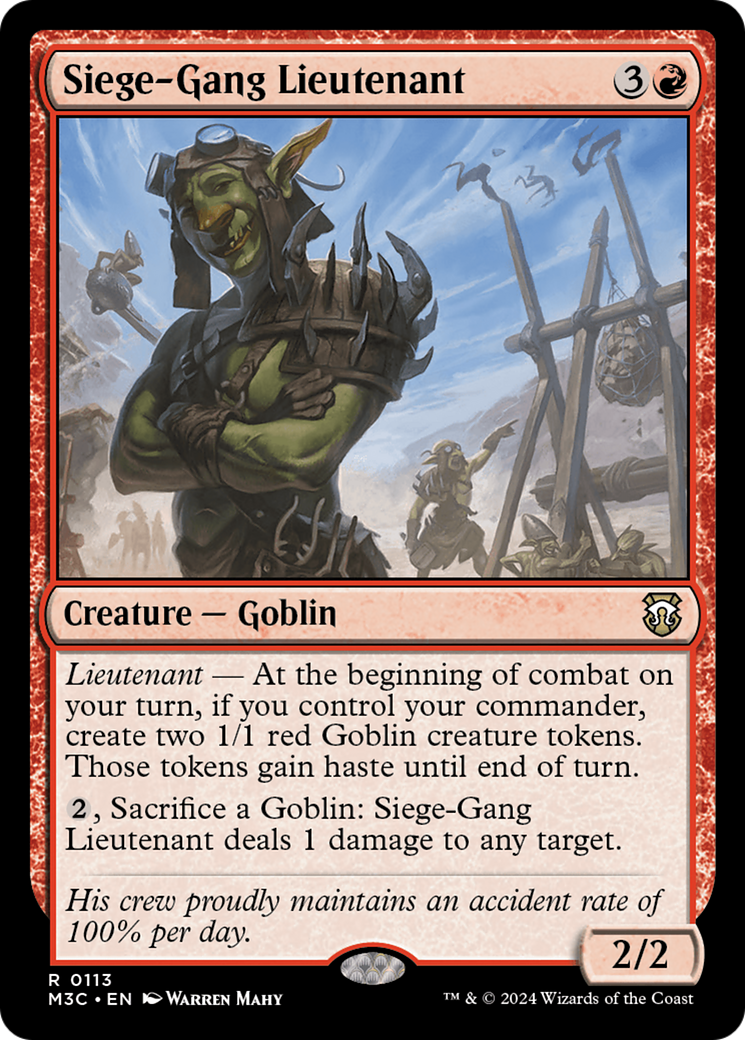 Siege-Gang Lieutenant [M3C - 113]