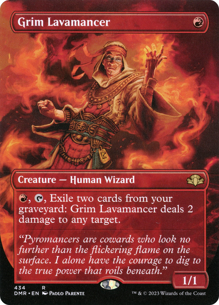 Grim Lavamancer (Borderless) [DMR - 434]