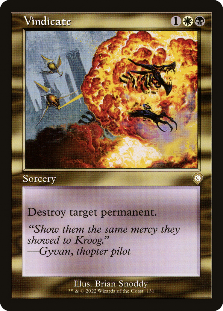 Vindicate (Retro Frame) [BRC - 131]