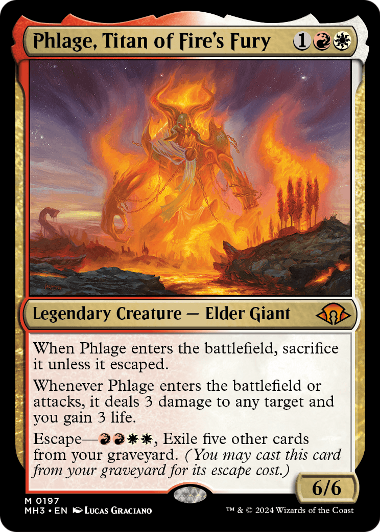 Phlage, Titan of Fire's Fury (MH3-197) - Modern Horizons 3