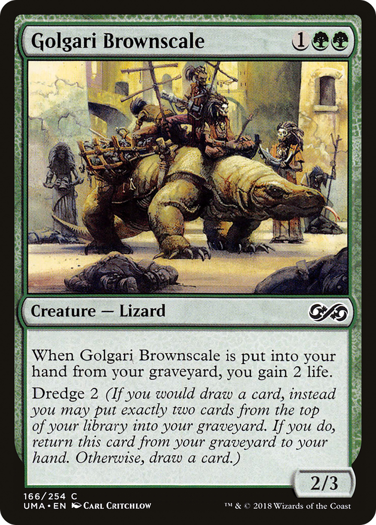 Golgari Brownscale [UMA - 166]