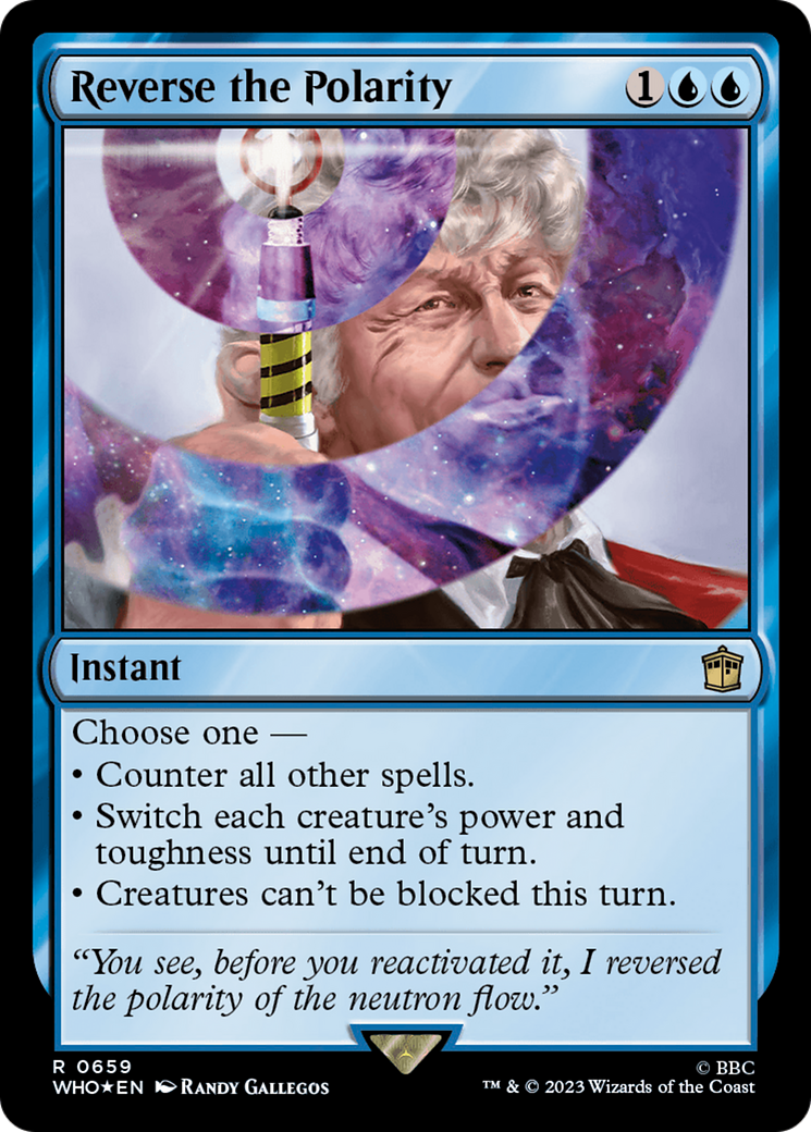 Reverse the Polarity (Surge Foil) (WHO-659) - Doctor Who Foil