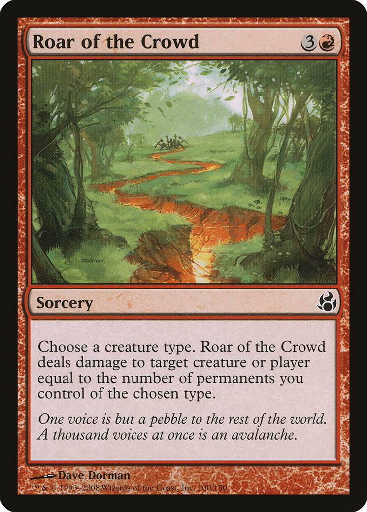 Roar of the Crowd [MOR - 100]