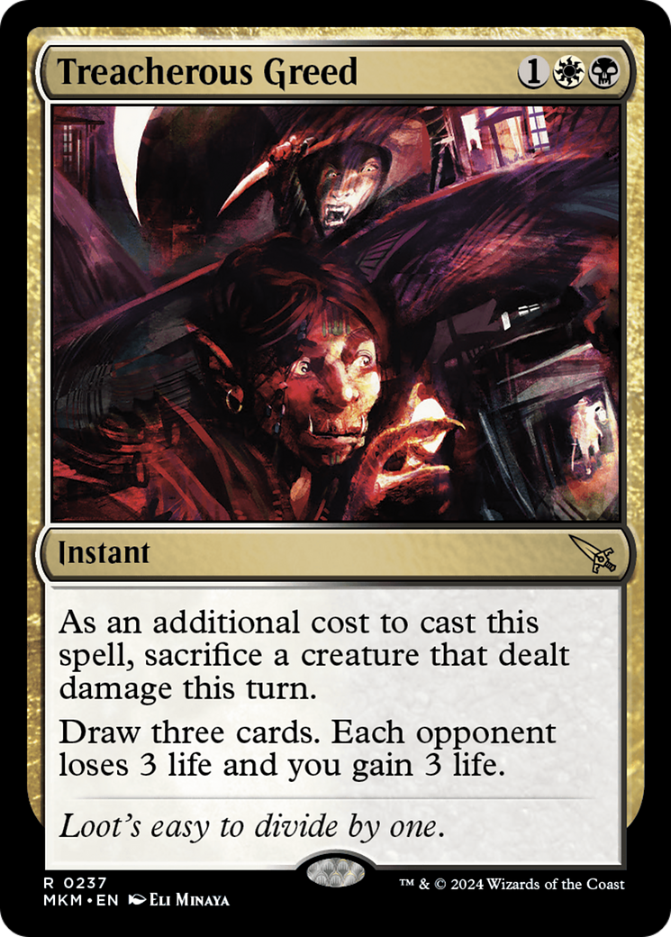 Treacherous Greed [MKM - 237]
