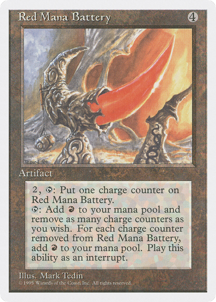 Red Mana Battery [4ED - N/A]