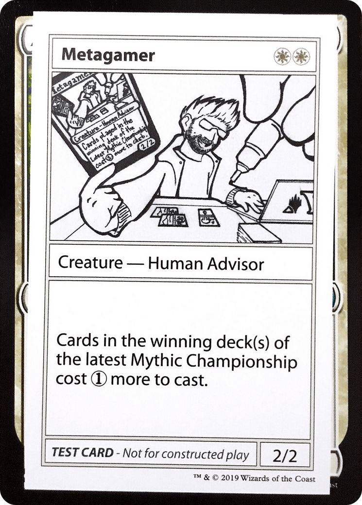 Metagamer (No PW Symbol) (CMB1-008) - Mystery Booster Playtest Cards 2021