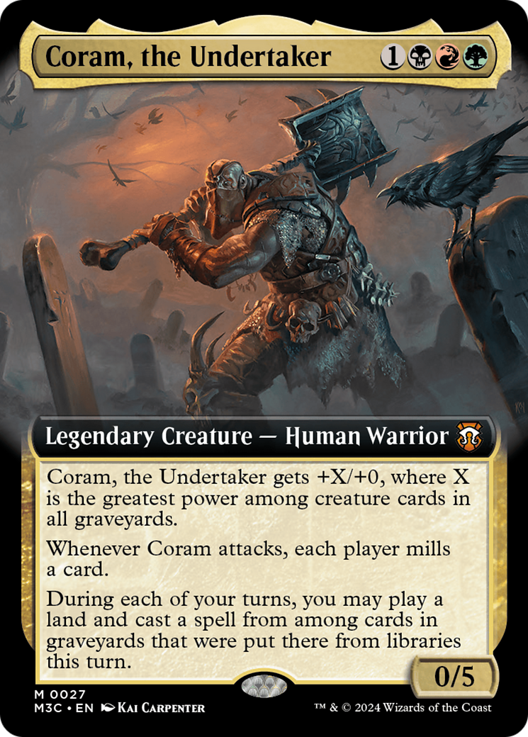 Coram, the Undertaker (Extended Art) [M3C - 27]