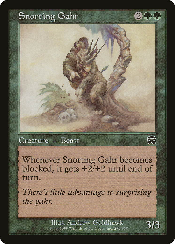 Snorting Gahr [MMQ - 272]