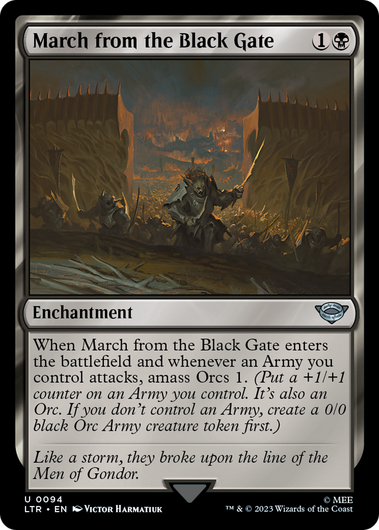 March from the Black Gate [LTR - 94]