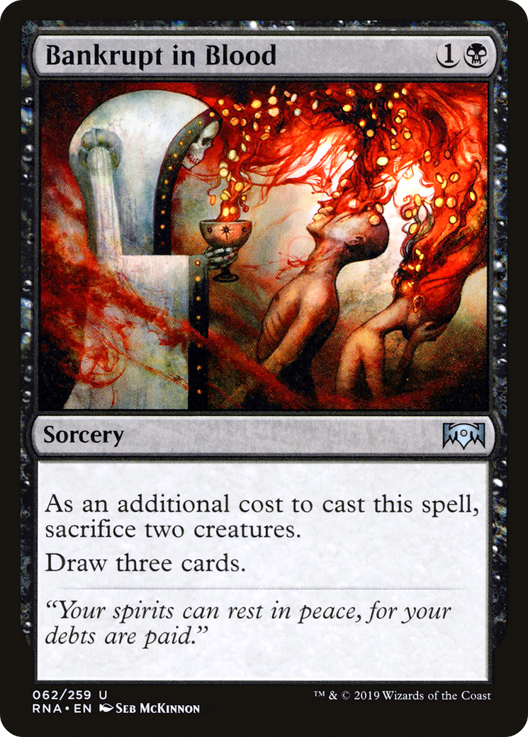 Bankrupt in Blood [RNA - 62]