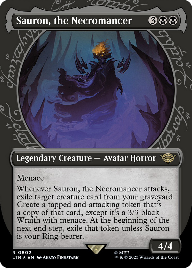Sauron, the Necromancer (Showcase) (Surge Foil) [LTR - 802]