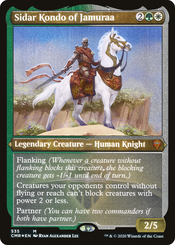 Sidar Kondo of Jamuraa (Foil Etched) [CMR - 535]