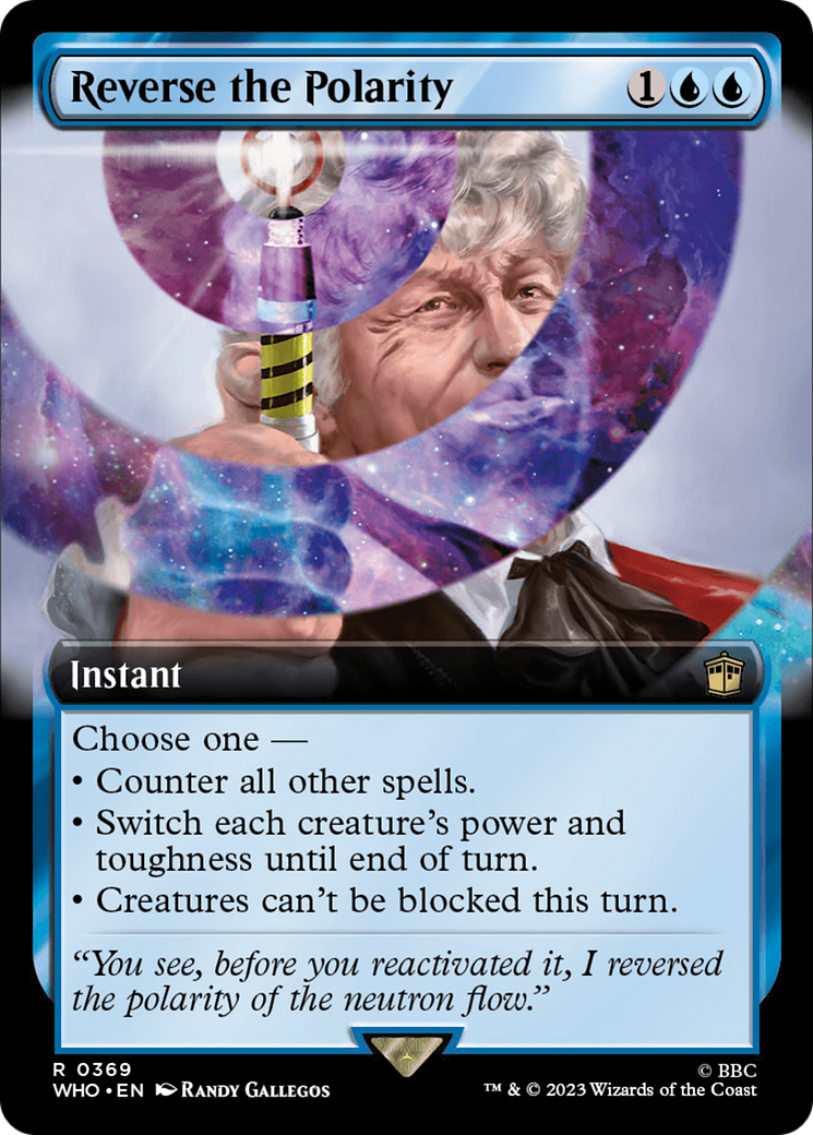 Reverse the Polarity (Extended Art) (WHO-369) - Doctor Who: (Extended Art) Foil