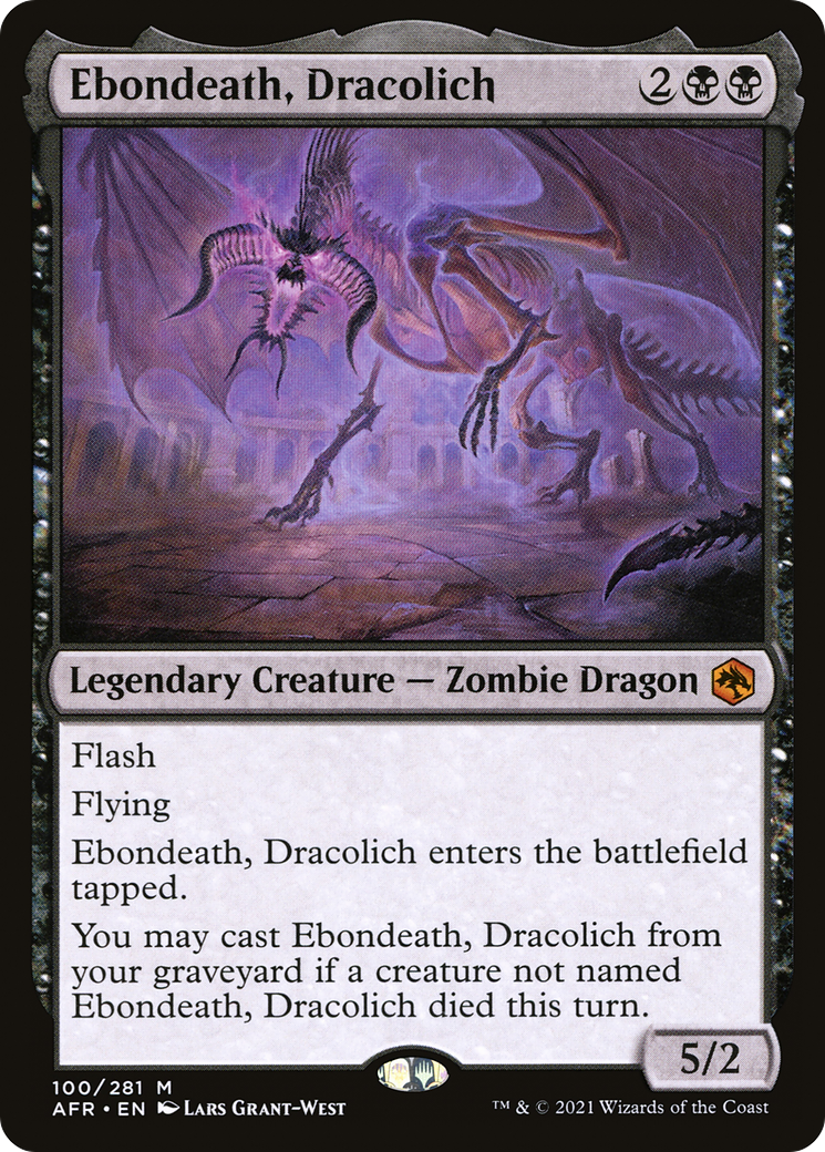 Ebondeath, Dracolich [AFR - 100]