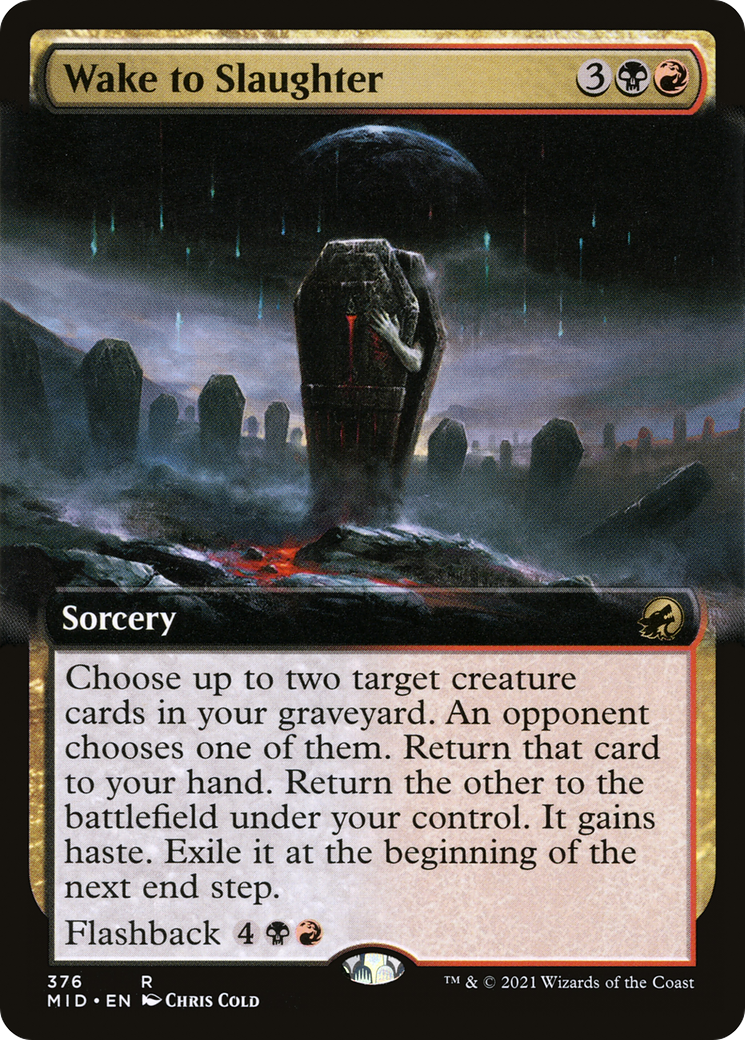 Wake to Slaughter (Extended Art) [MID - 376]