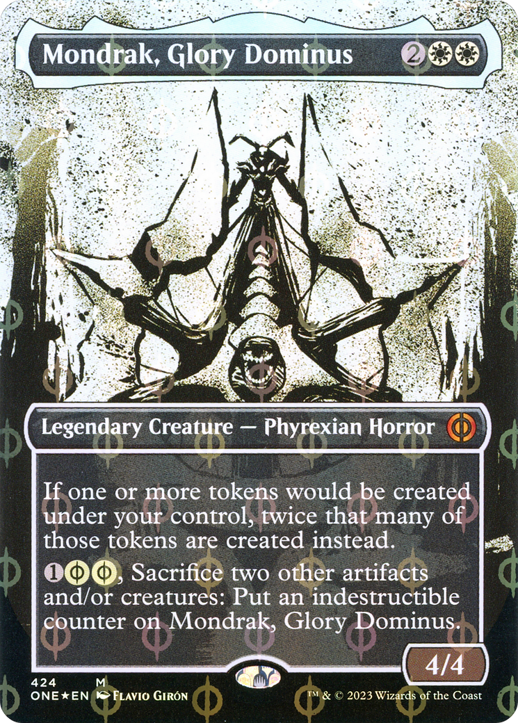 Mondrak, Glory Dominus (Showcase) (Step-and-Compleat Foil) [ONE - 424]